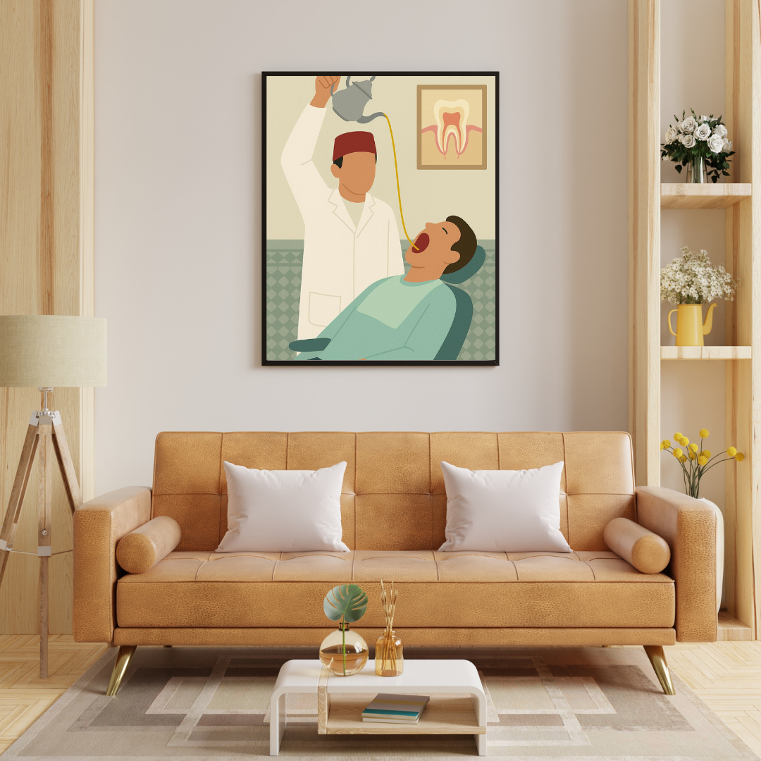 Decorative painting - The King of the Bazaar