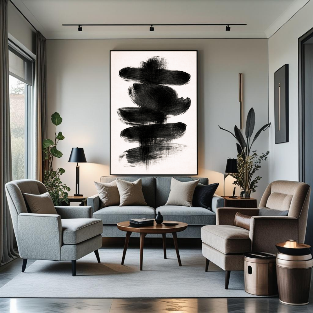 Tableau décoratif -Rythme de Carbone