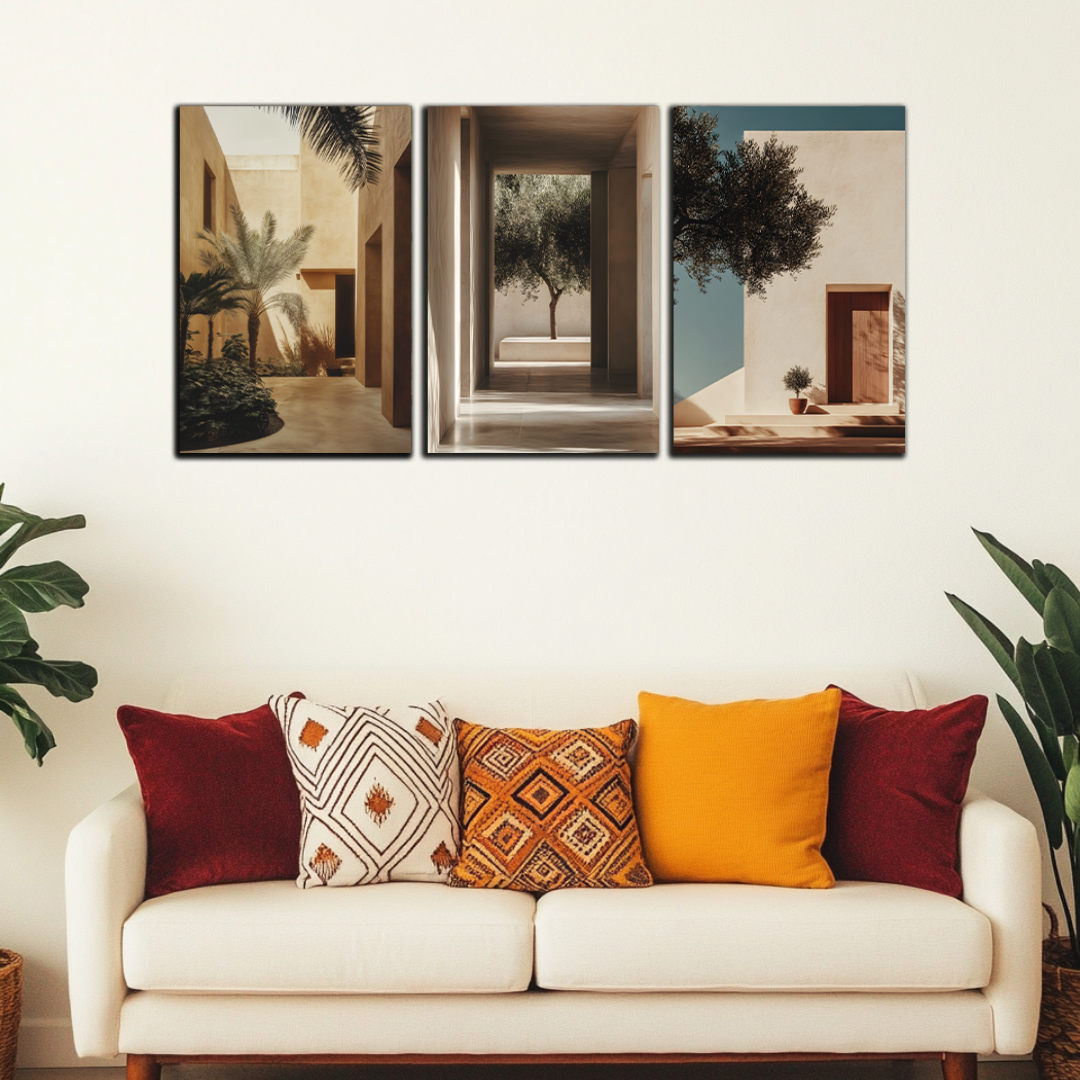 Tableaux décoratifs Pack - Kasbah Verte