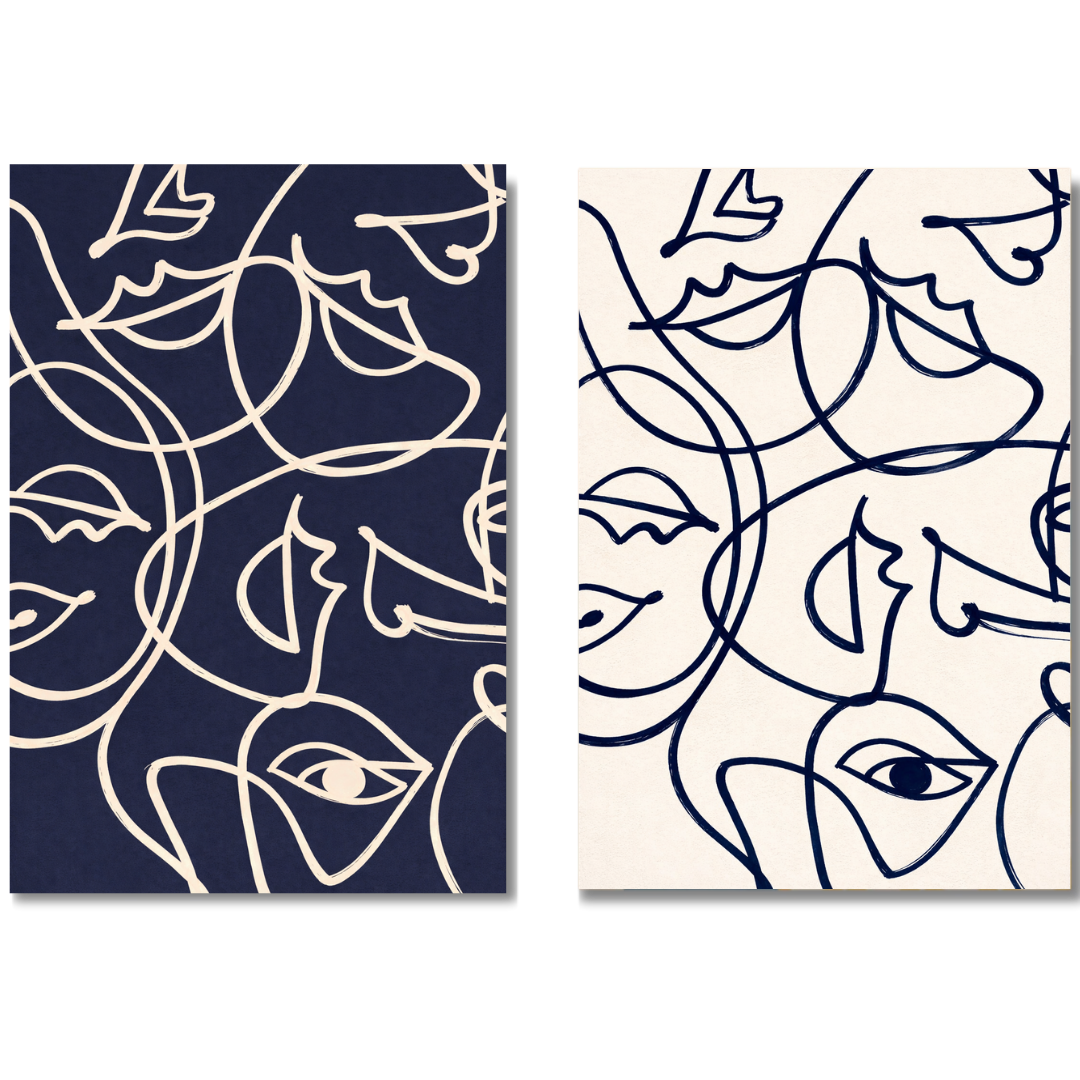 Tableaux décoratifs Pack -Dualité Linéaire