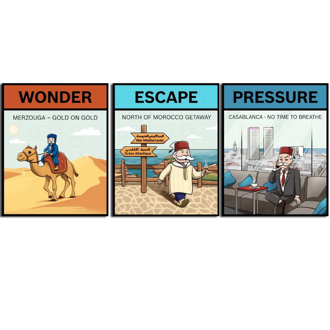 Tableaux décoratifs Pack - Morocoly Escape