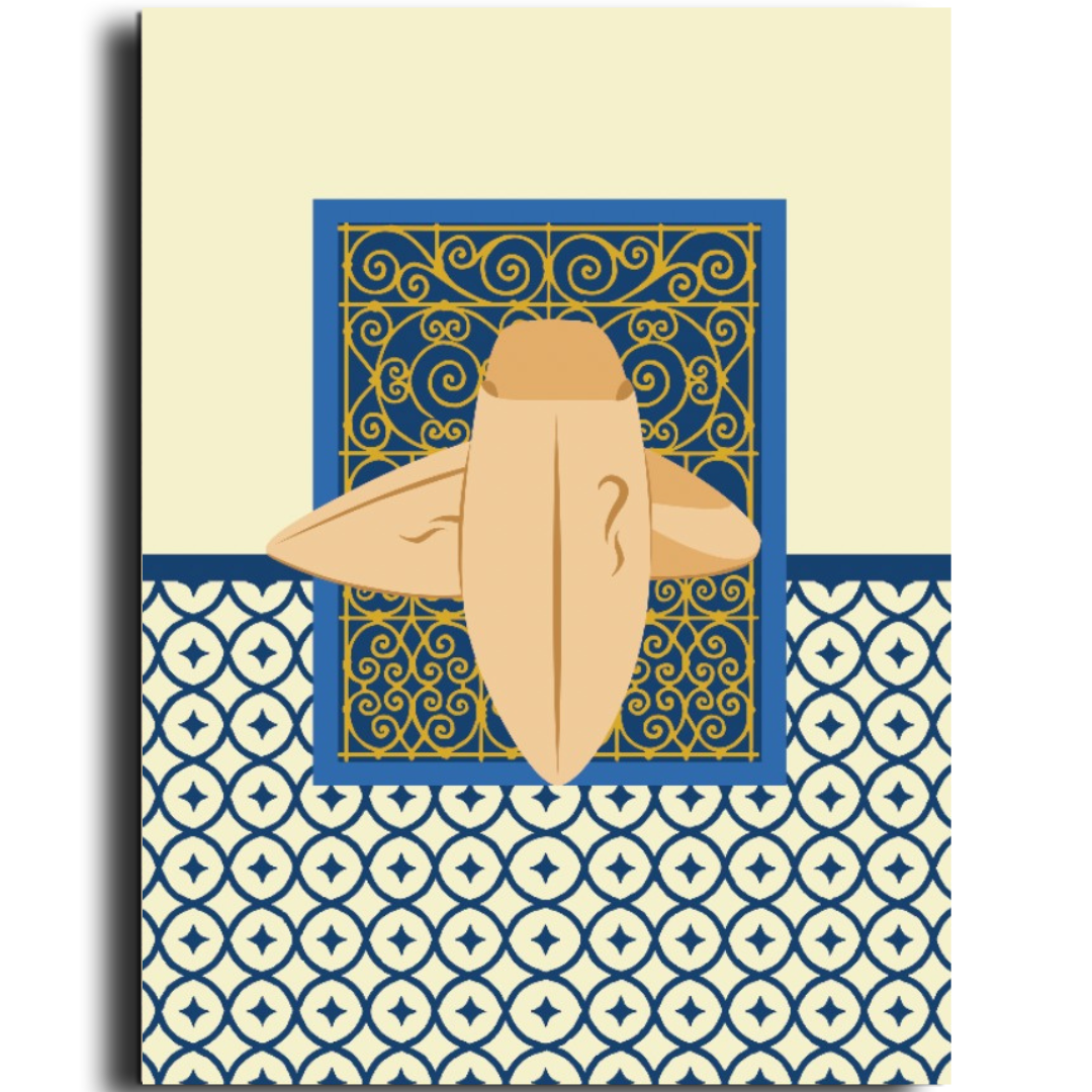 Decorative painting - Heritage slippers