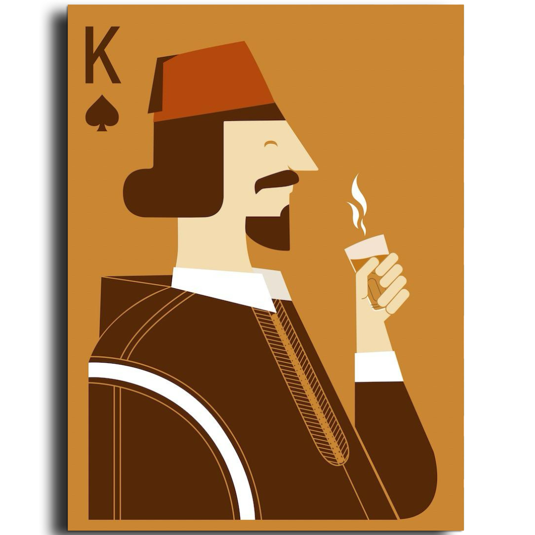 Tableau décoratif - King carte marocaine