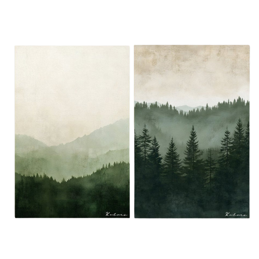 Tableaux décoratifs Pack - Brume en Forêt