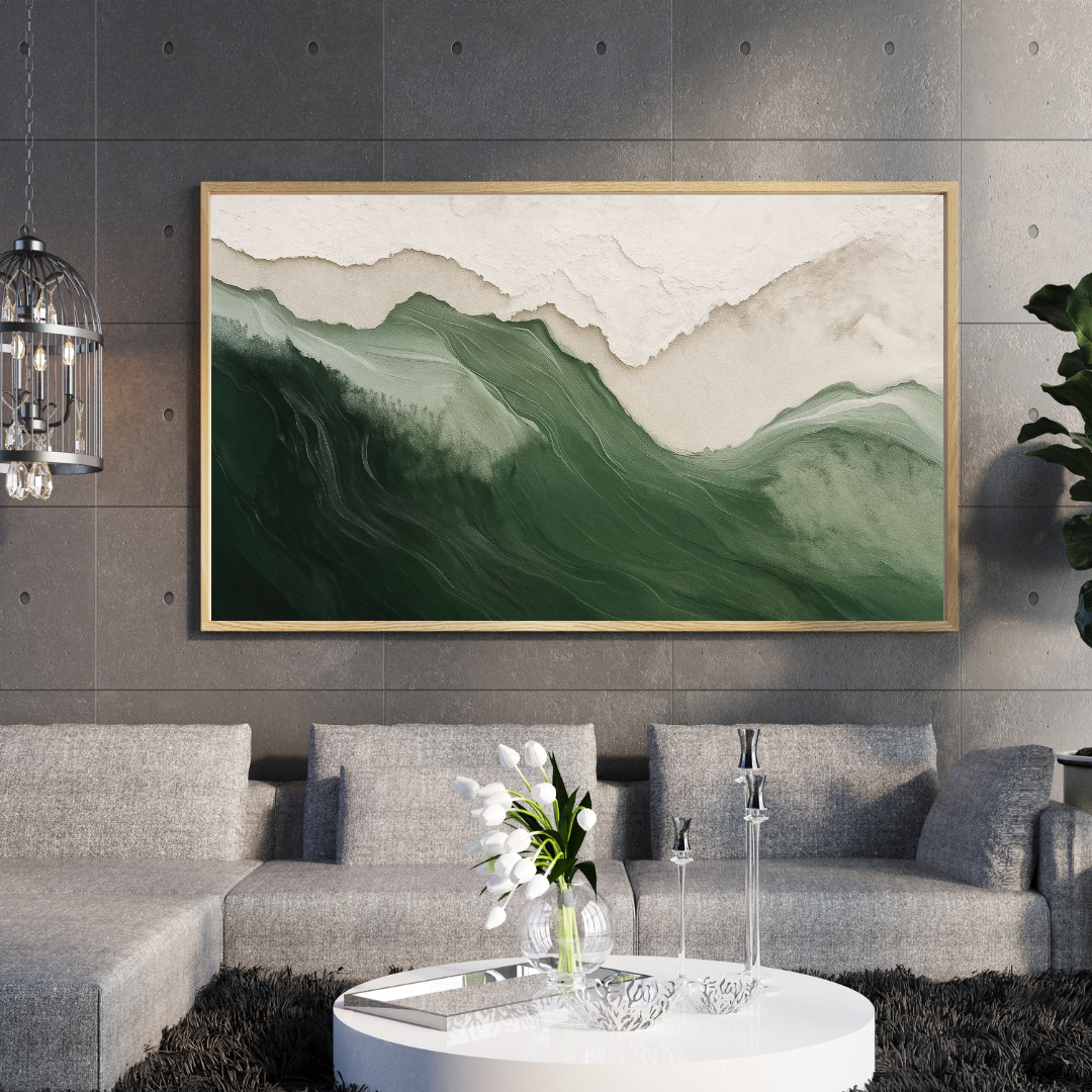 Tableau décoratif - Vert Profond