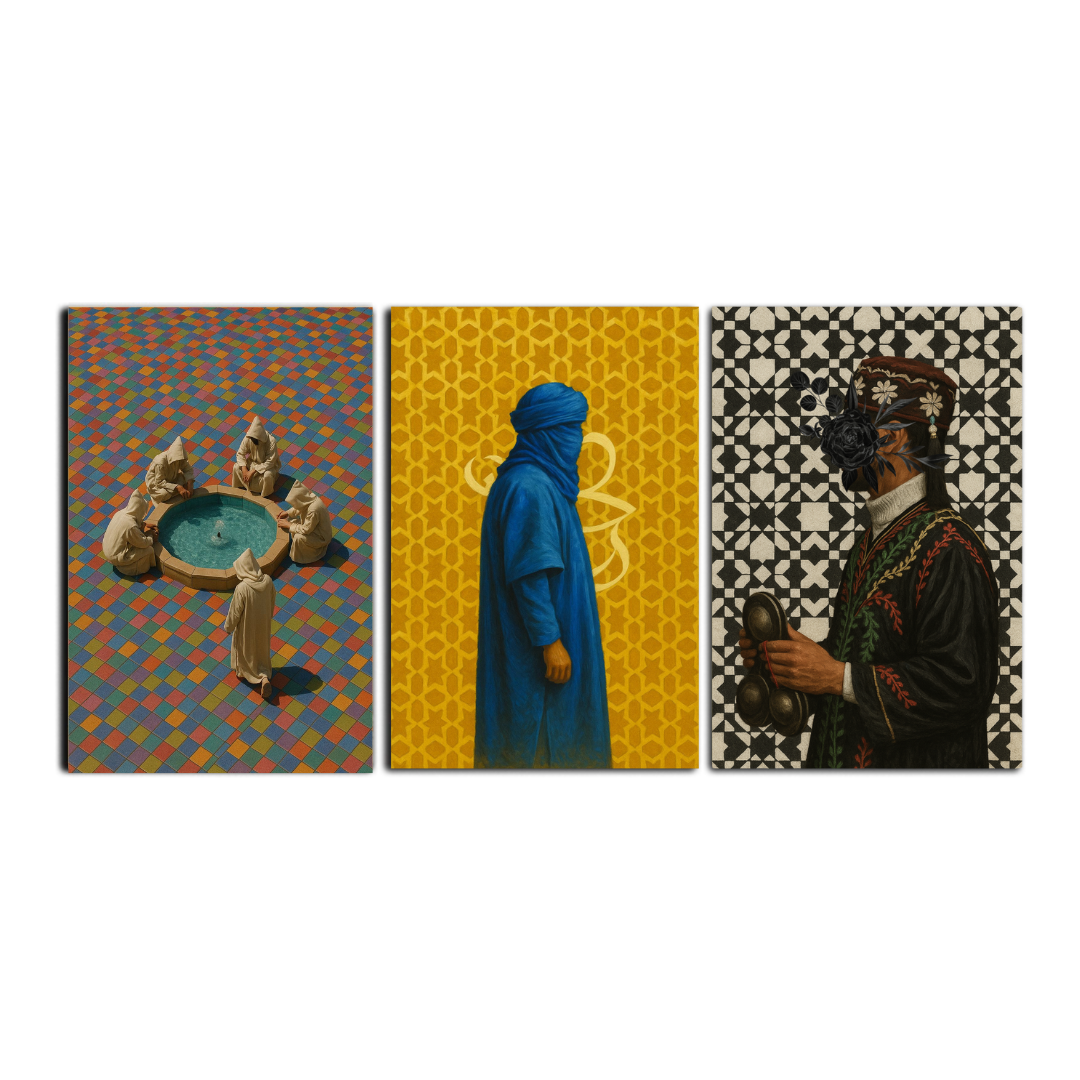 Tableaux décoratifs Pack -Danse colorée