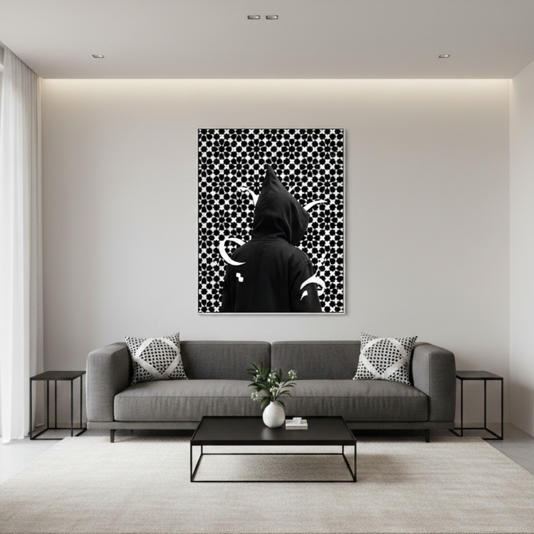 Tableau décoratif - L'Homme en noir