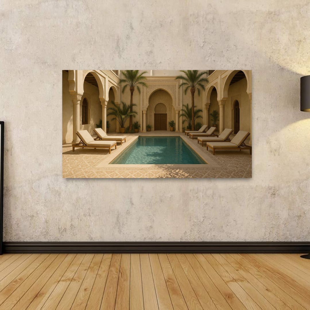 Tableau décoratif - Oasis Andalouse