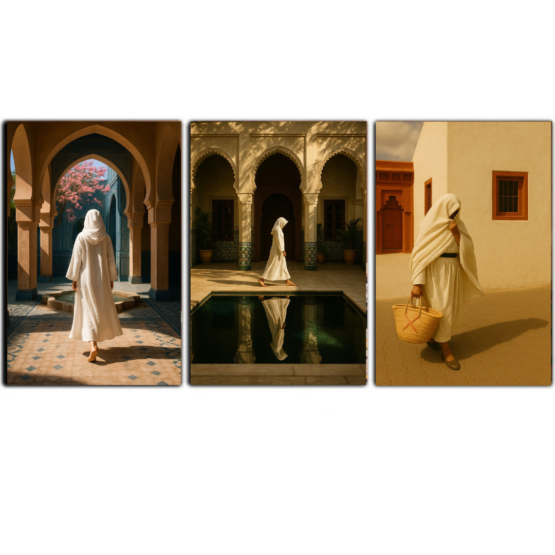 Tableaux décoratifs Pack - Silence des riads