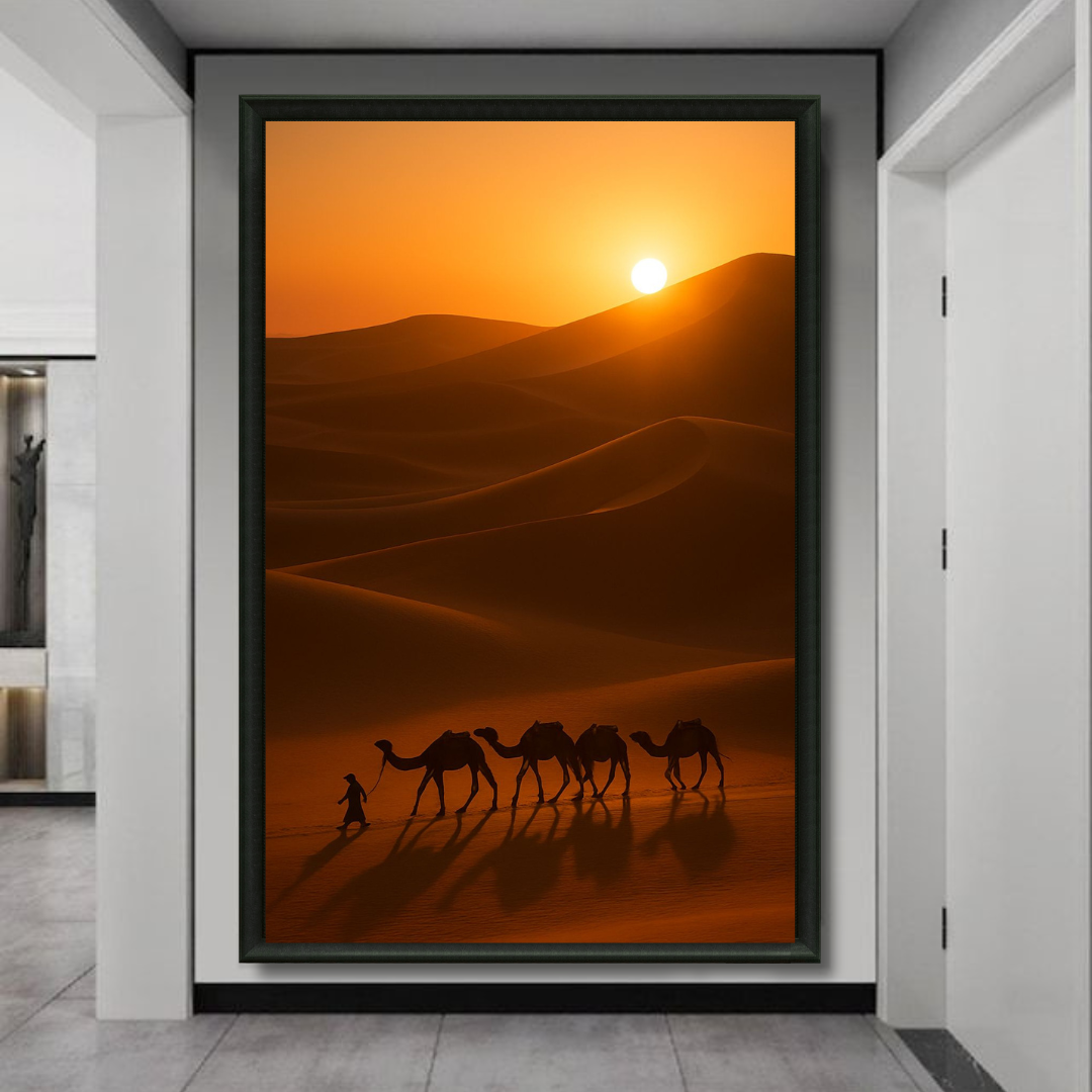 Tableau décoratif -Les gardiens du désert