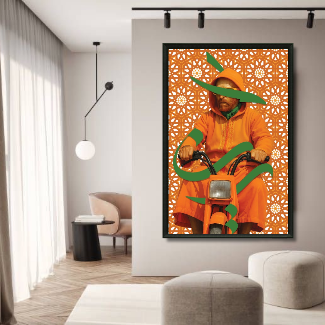 Tableau décoratif - Van à Marrakech Pop Art