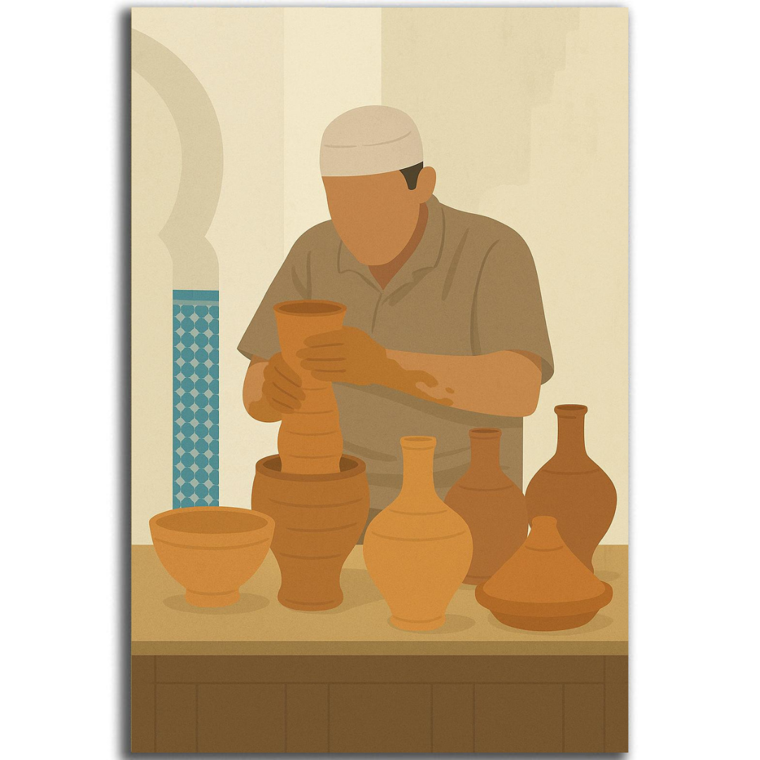 Decorative painting - The King of the Bazaar