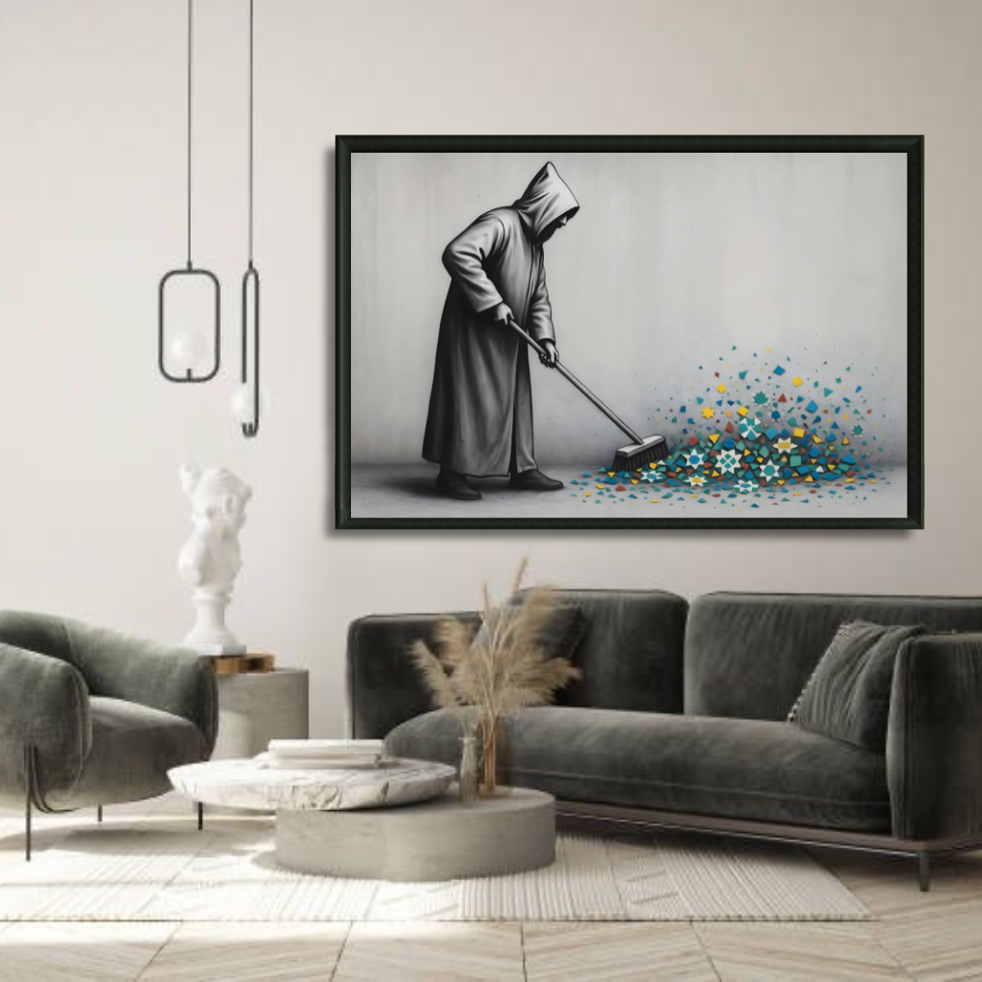 Tableau décoratif -Les morceaux de nous