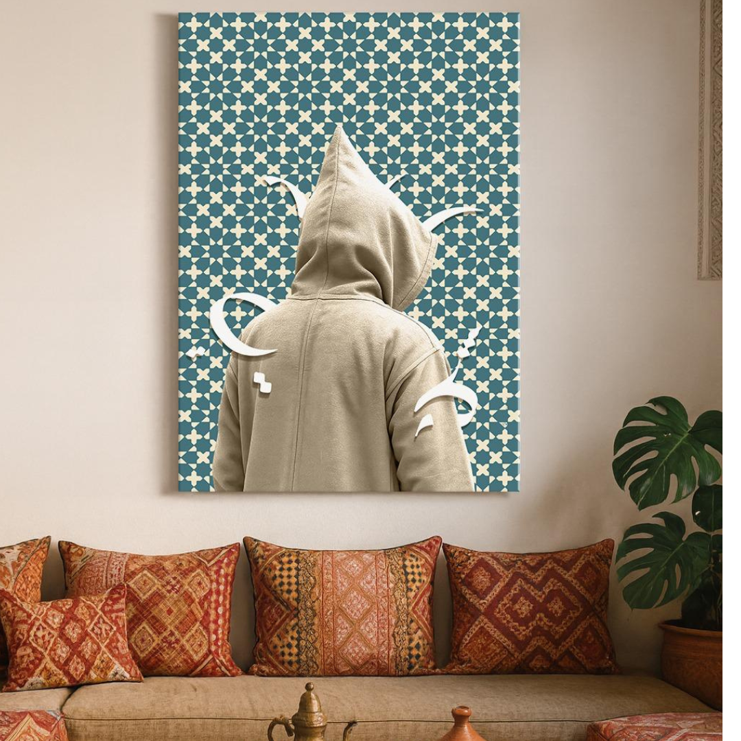 Tableau décoratif - L'homme calligraphie