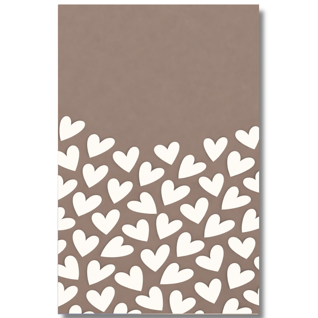 Tableau décoratif - Pluie de Cœurs