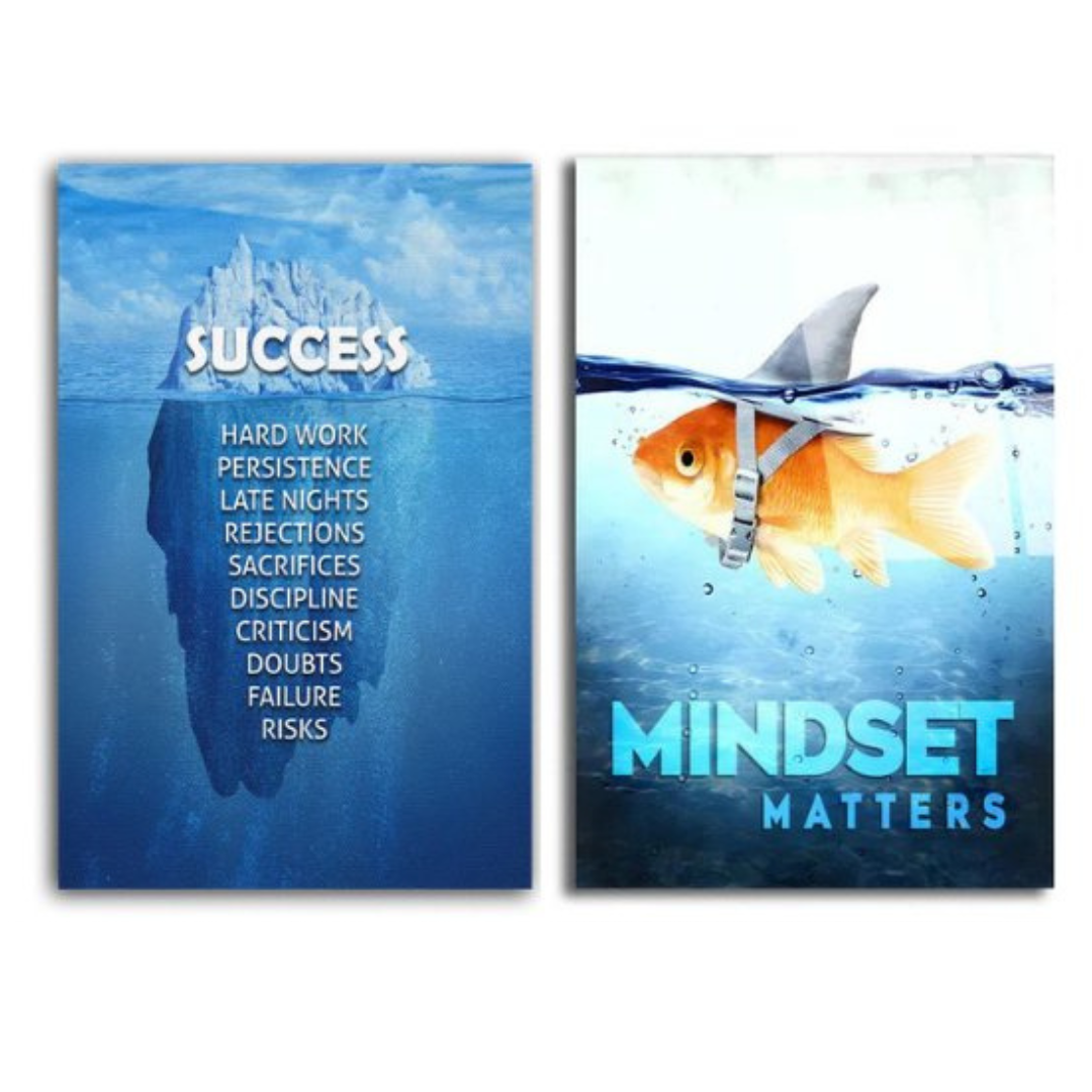 Tableaux décoratifs Pack - Règles du succès Duo