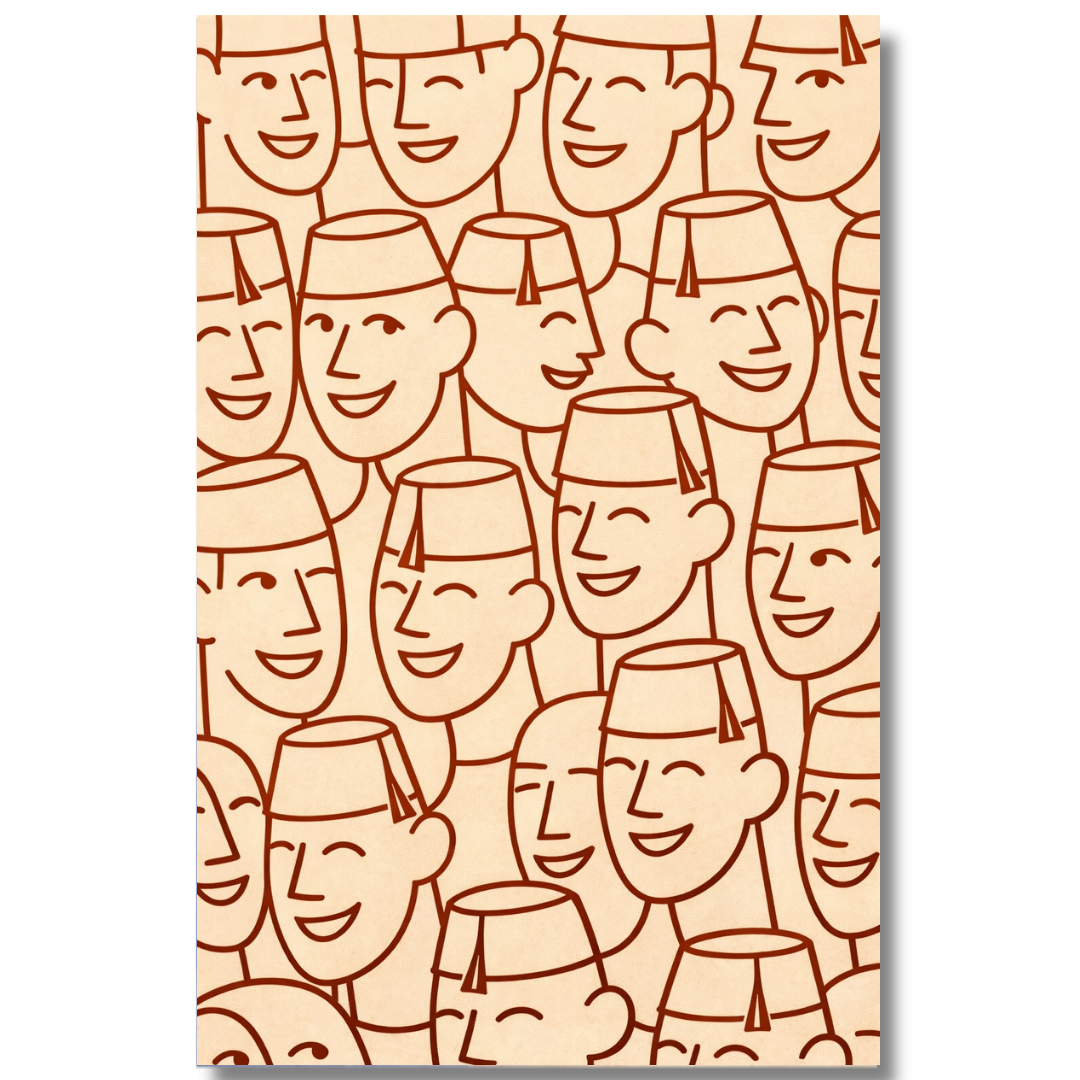 Tableau décoratif - L’Assemblée des Tarbouches