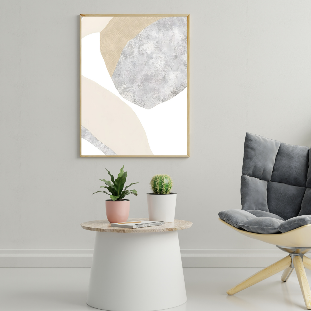 Tableau décoratif -Souffle Blanc