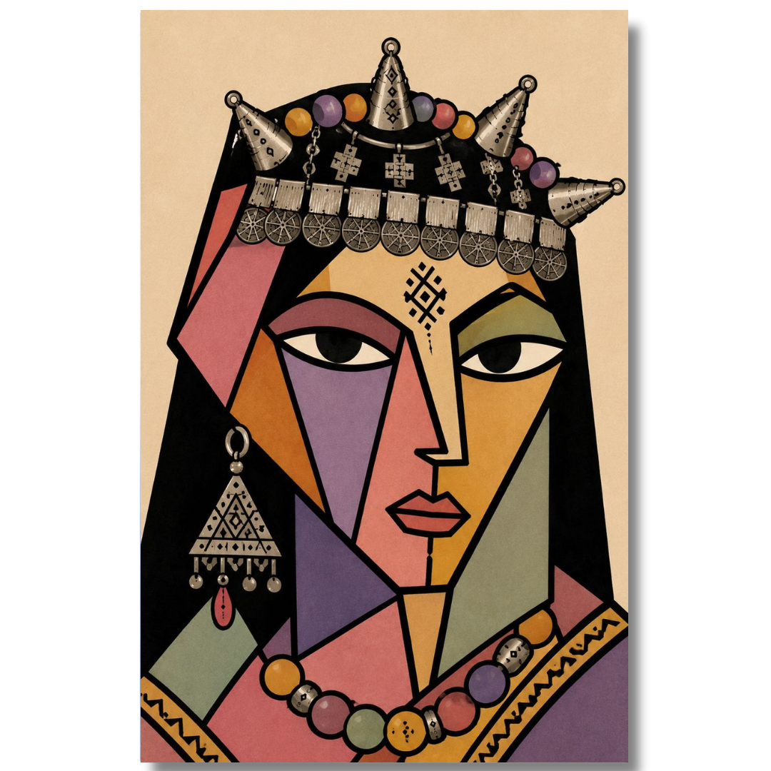 Tableau décoratif -Fille du Désert