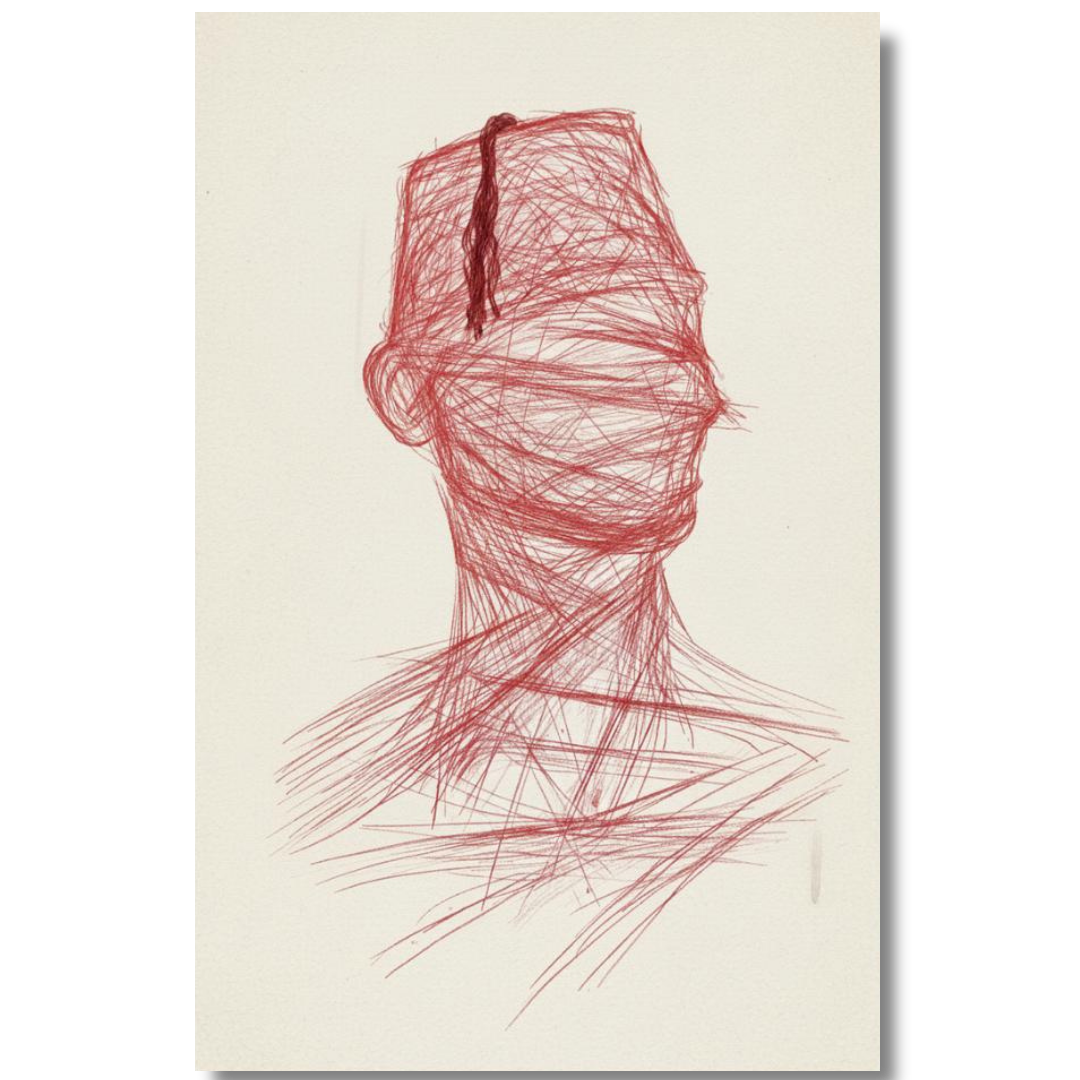 Tableau décoratif -Silhouette au Tarbouche