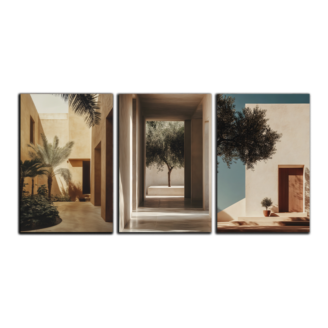 Tableaux décoratifs Pack - Kasbah Verte