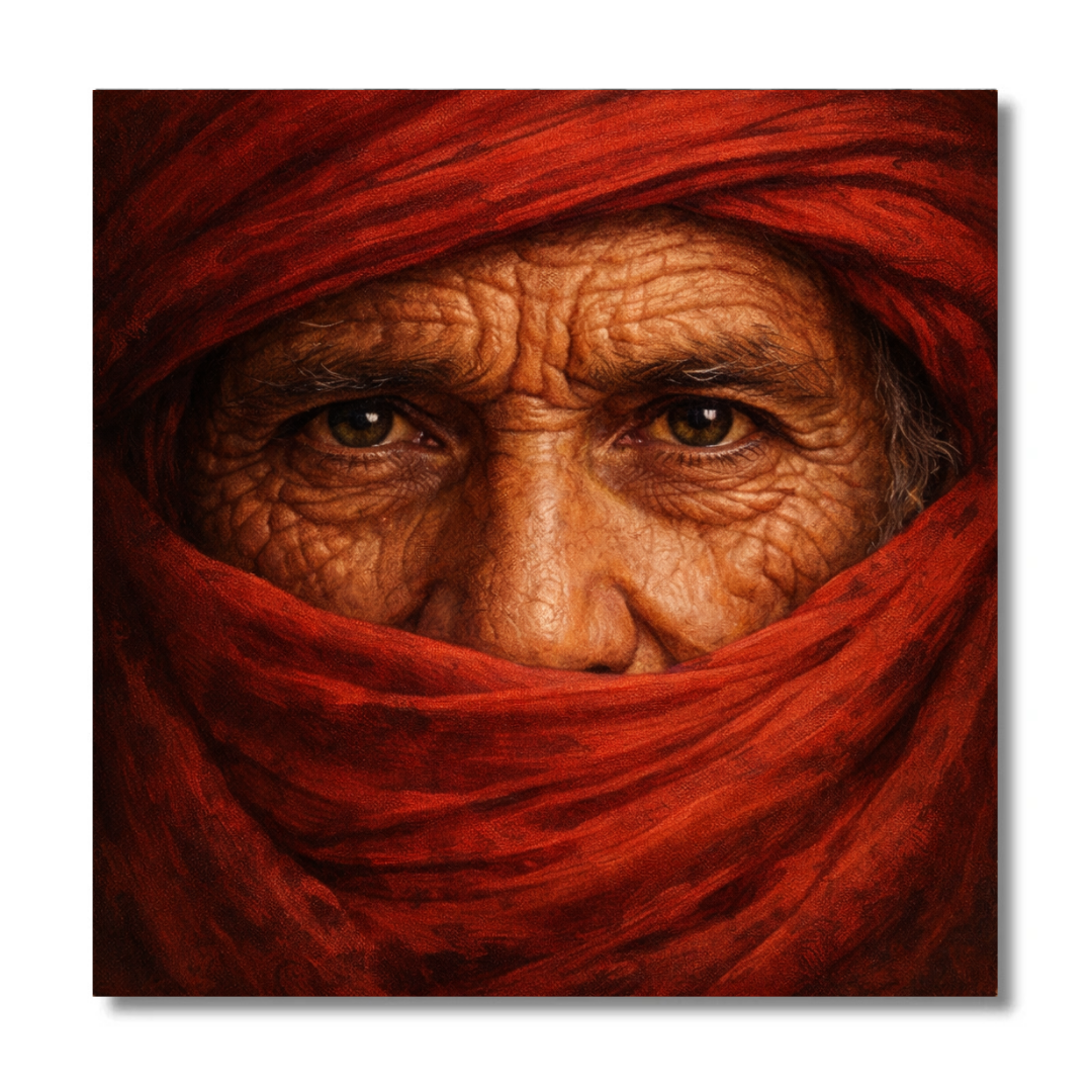 Tableau décoratif -Visage du Sahara