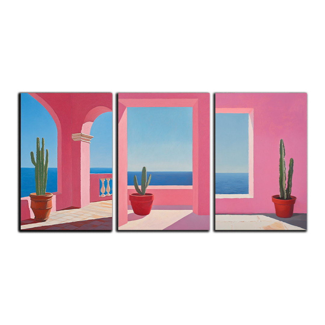 Tableaux décoratifs Pack - Pink Horizon