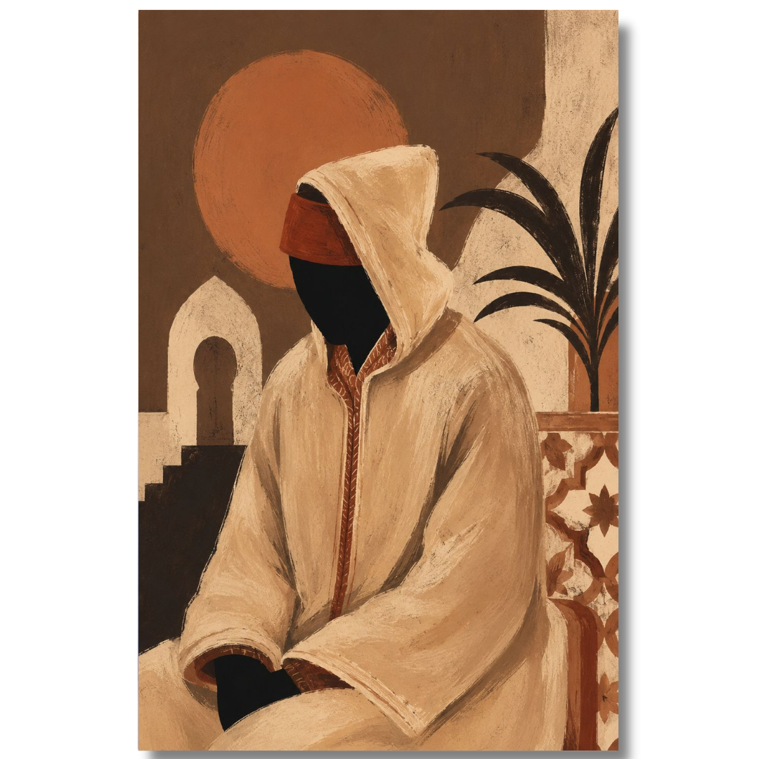 Tableau décoratif -Méditation à l'Oasis