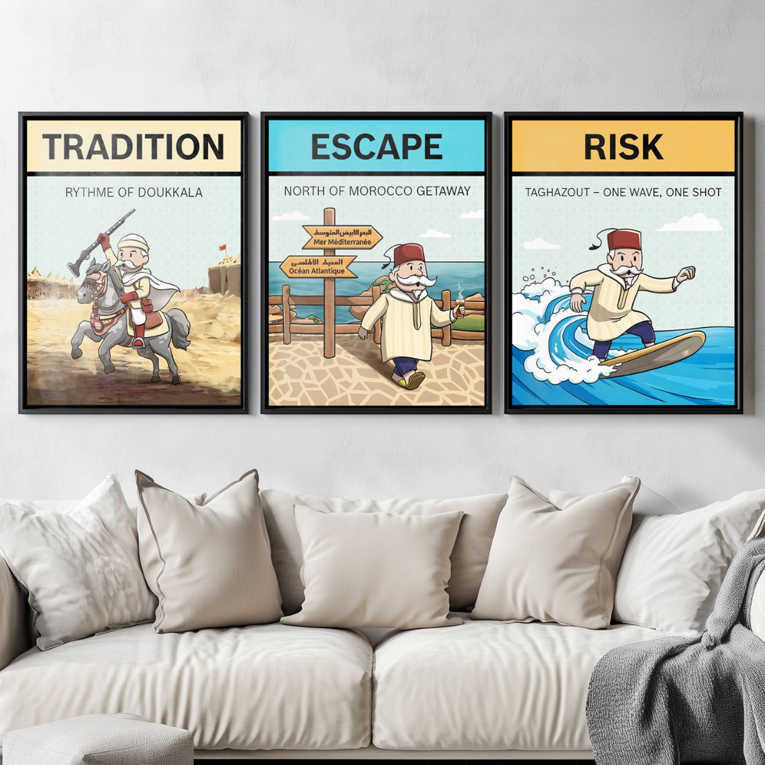 Tableaux décoratifs Pack -TAKE THE RISK