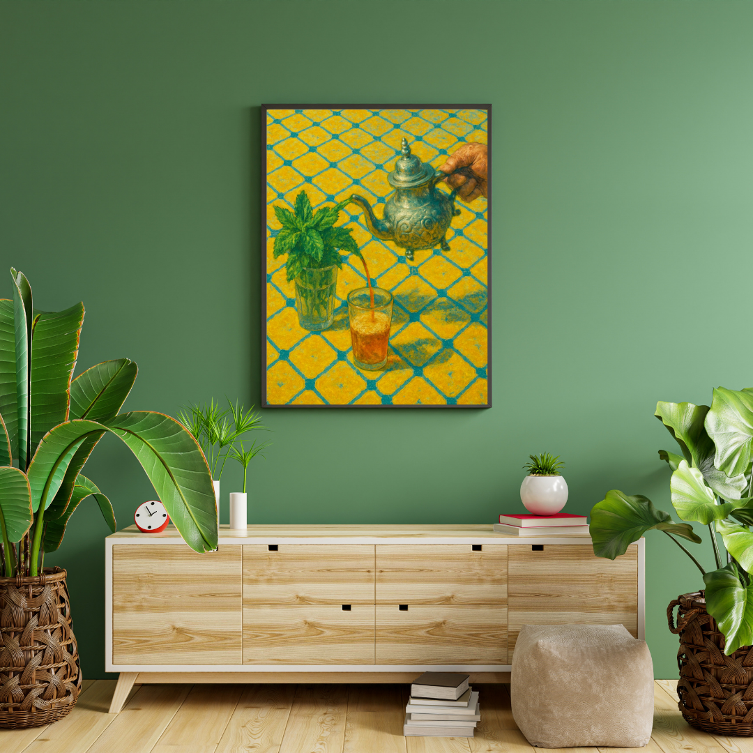 Decorative painting - The King of the Bazaar