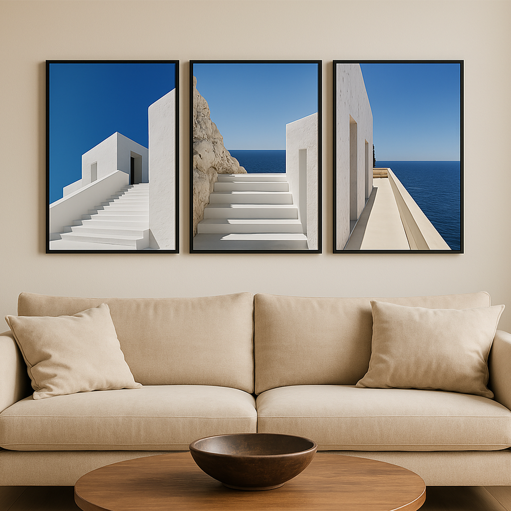 Tableaux décoratifs Pack -Épure Marine