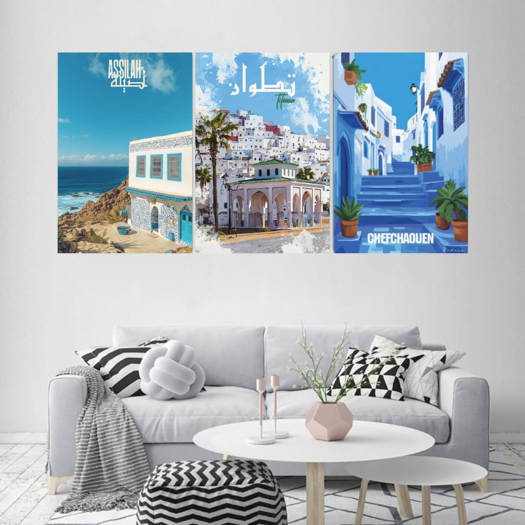 Tableaux décoratifs Pack -Perles du Nord