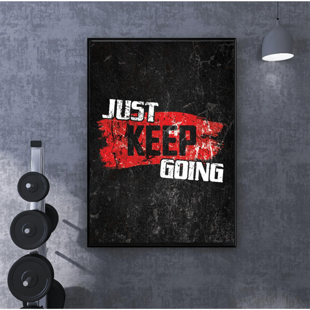 Tableau décoratif -JUST KEEP GOING
