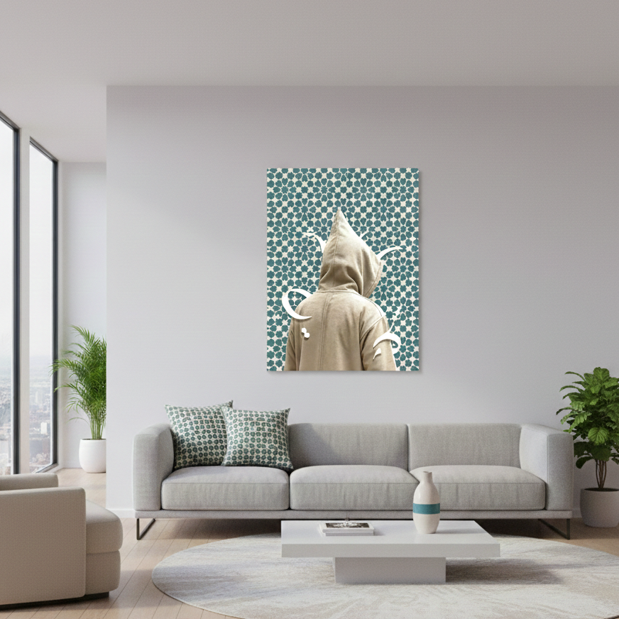 Tableau décoratif - L'homme calligraphie