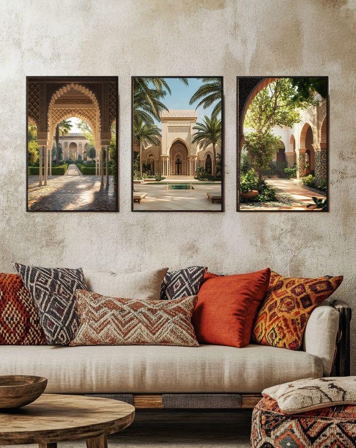 Tableaux décoratifs Pack -Oasis Andalouse