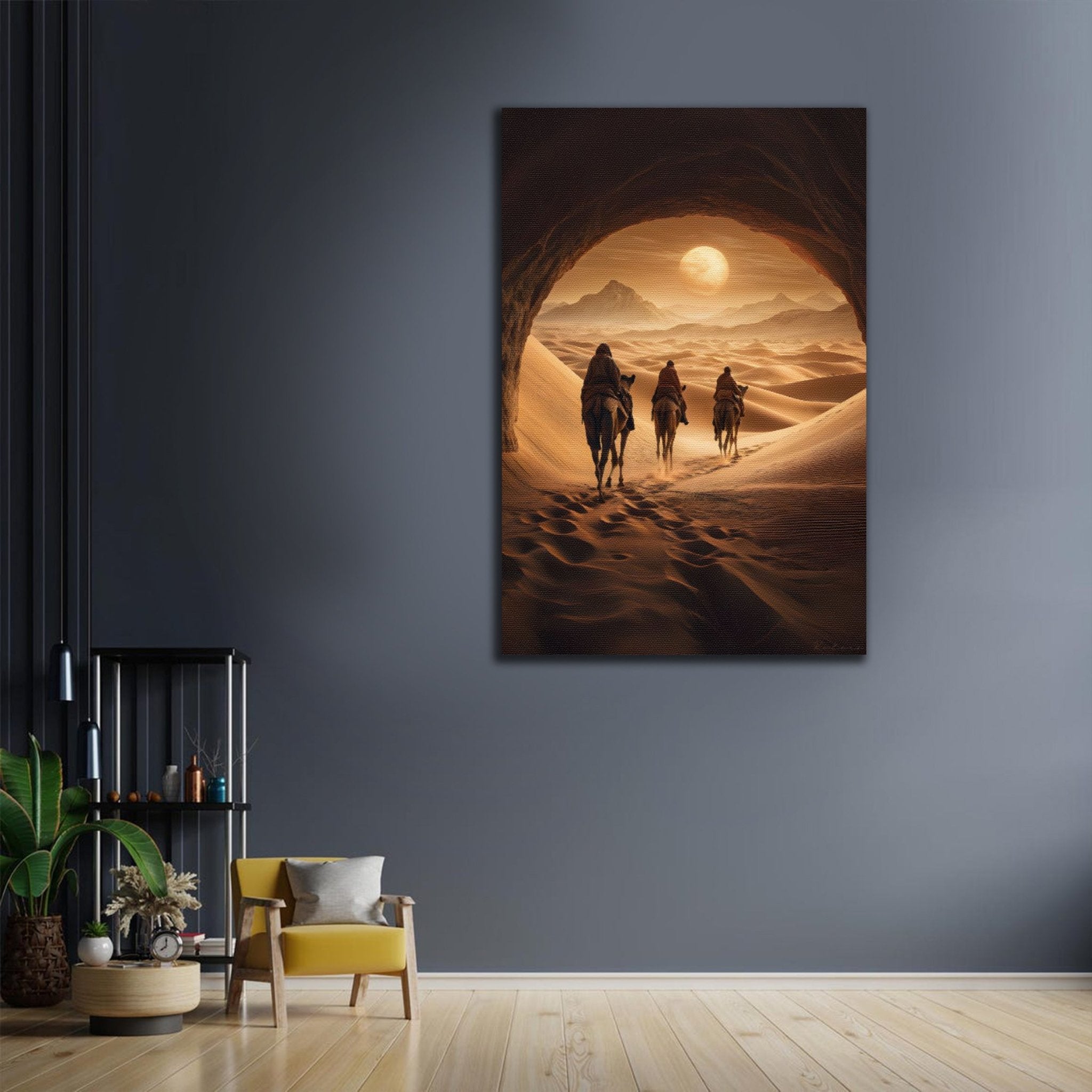 Tableau décoratif - À Travers les Sables Dorés