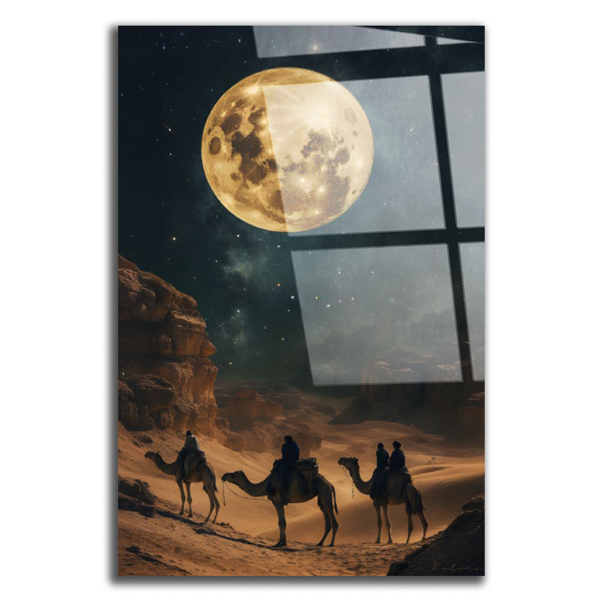 Tableau décoratif - La Lune des Sables
