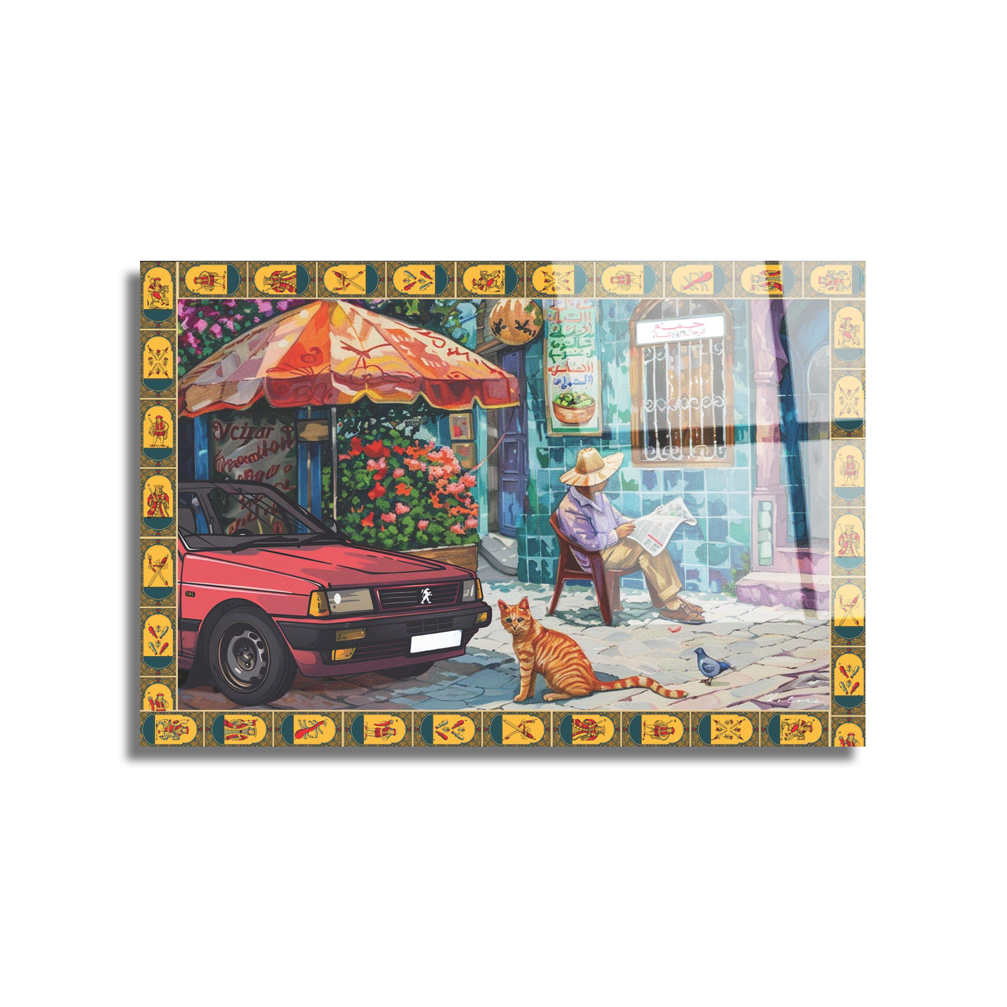 Decorative painting - Moments of tranquility