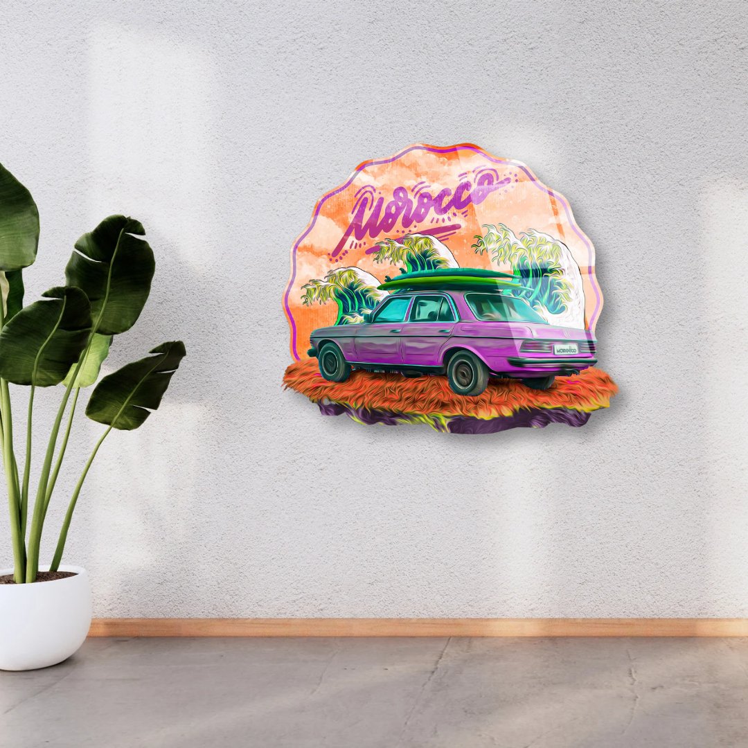 Maroc Surf - Découpe plexiglass - kolors brand