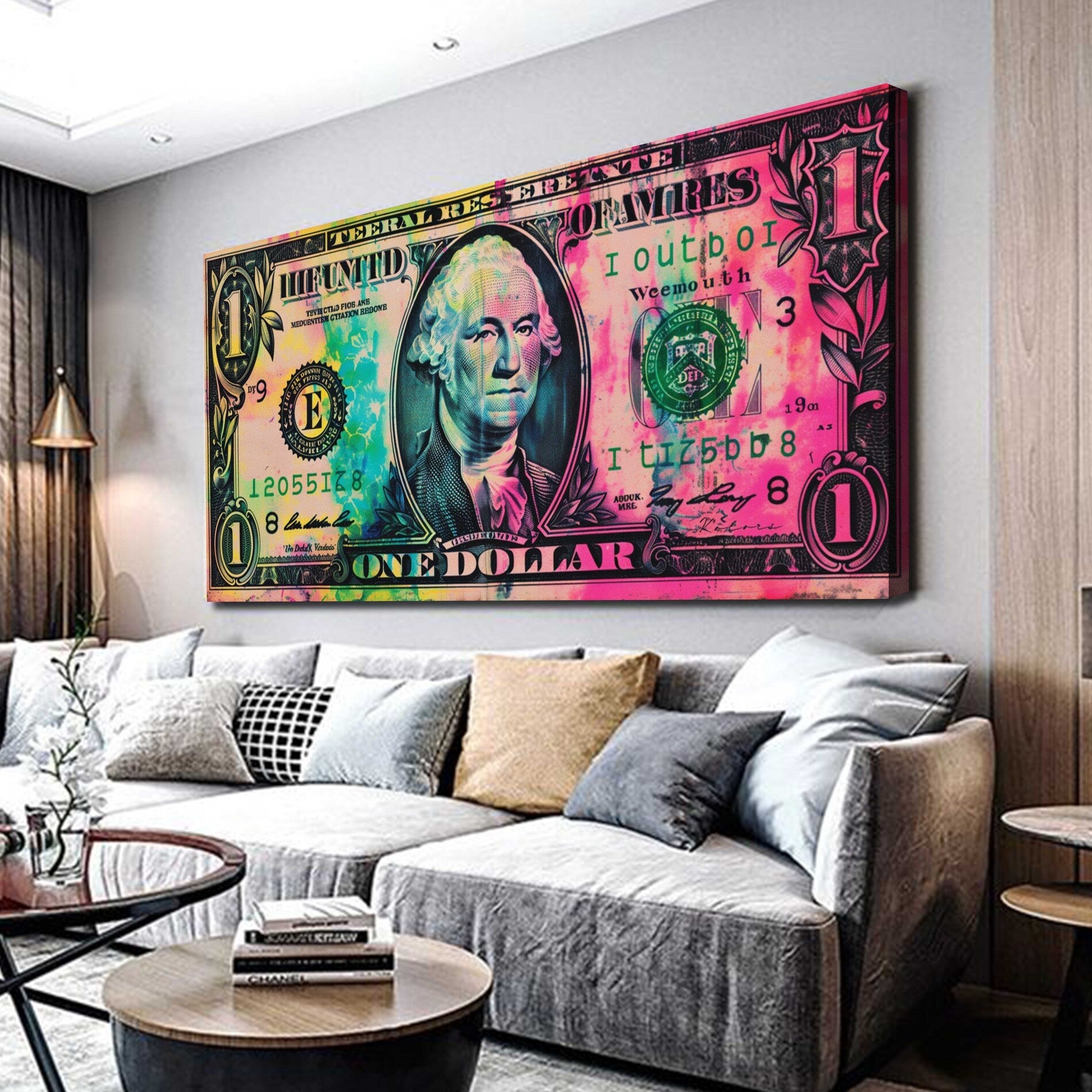 Tableau décoratif - George Washington en Technicolor - kolors brand