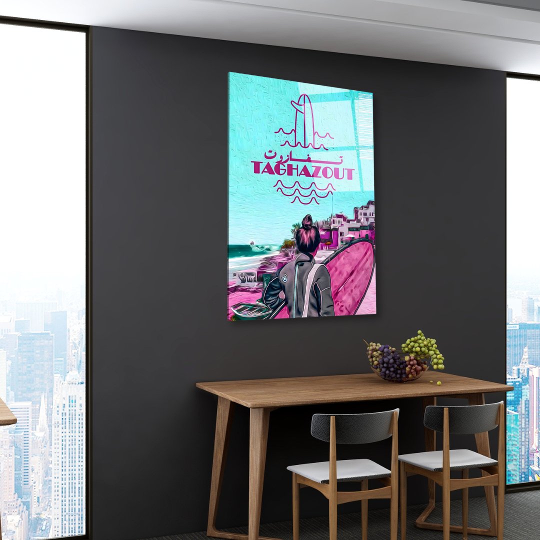 Tableau décoratif - Ville de Taghazout - kolors brand