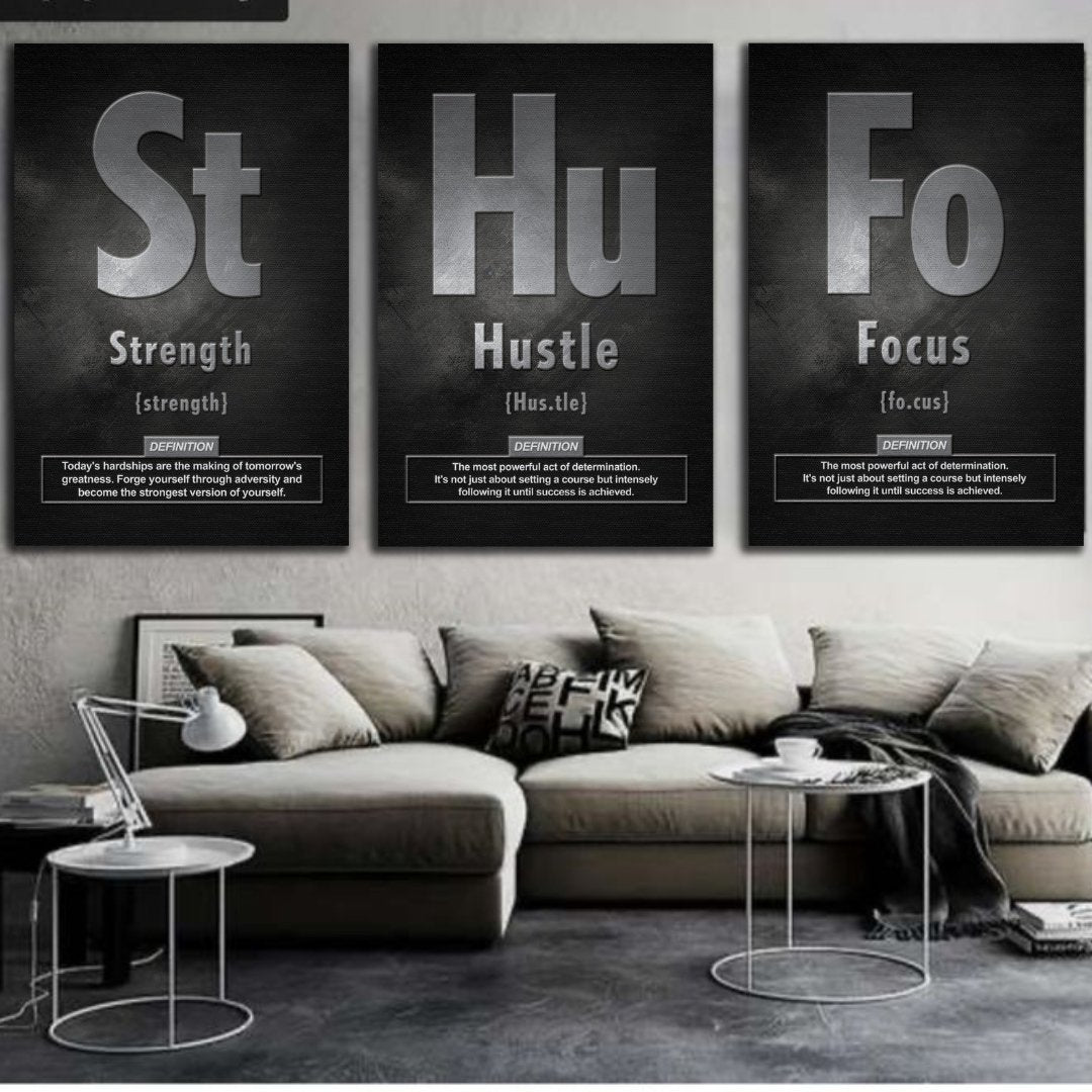 Tableaux décoratifs Pack - Éléments de réussite - kolors brand