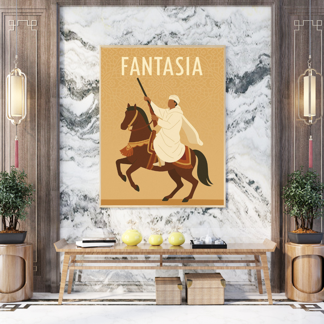 Decorative painting - The King of the Bazaar