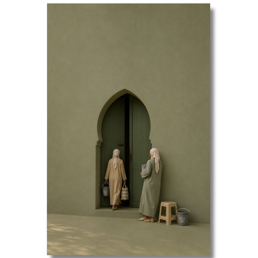 Tableau décoratif -Au Seuil du Hammam