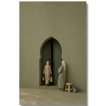 Tableau décoratif -Au Seuil du Hammam