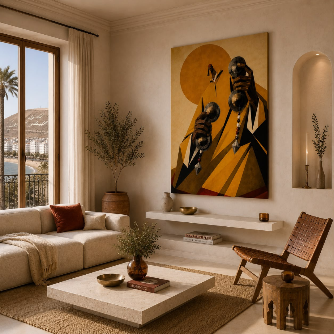 Tableau décoratif -Le Battement des Qraqeb
