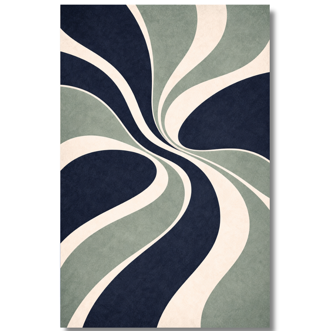 Tableau décoratif - Vagues d'Émeraude