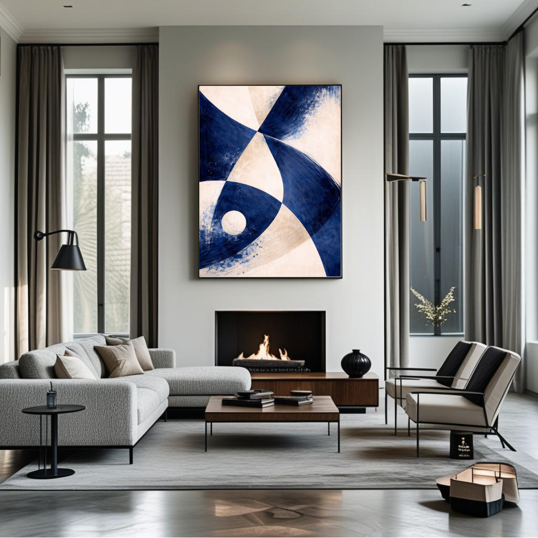 Decorative painting - Cool Blue
