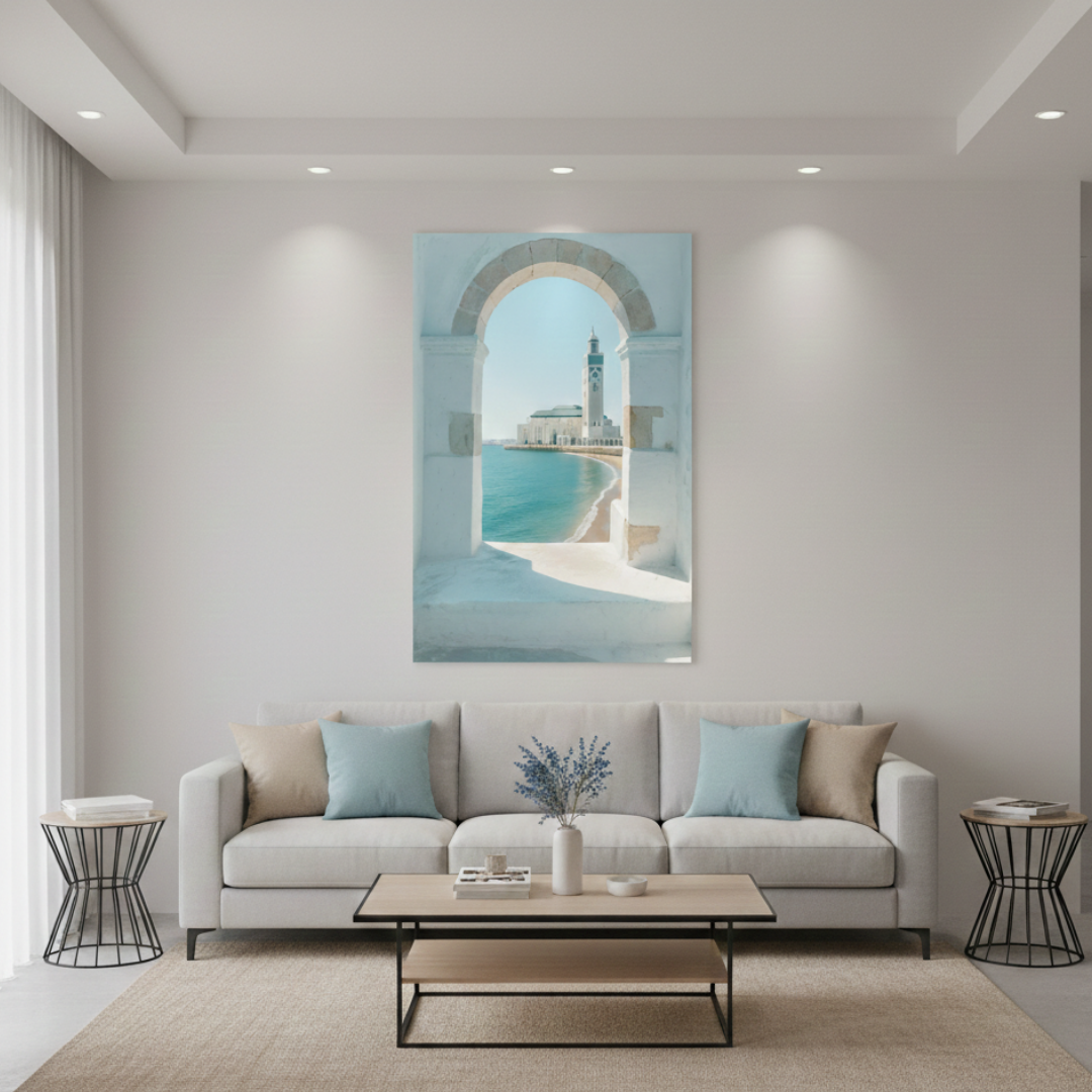 Tableau décoratif - Vue sur mosquee Casablanca