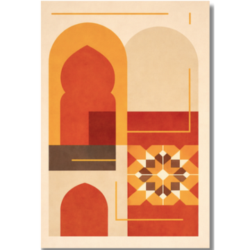 Decorative painting - The guerrab